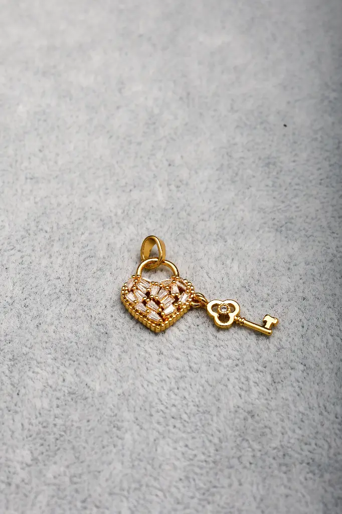 Heart lock-Gold plated