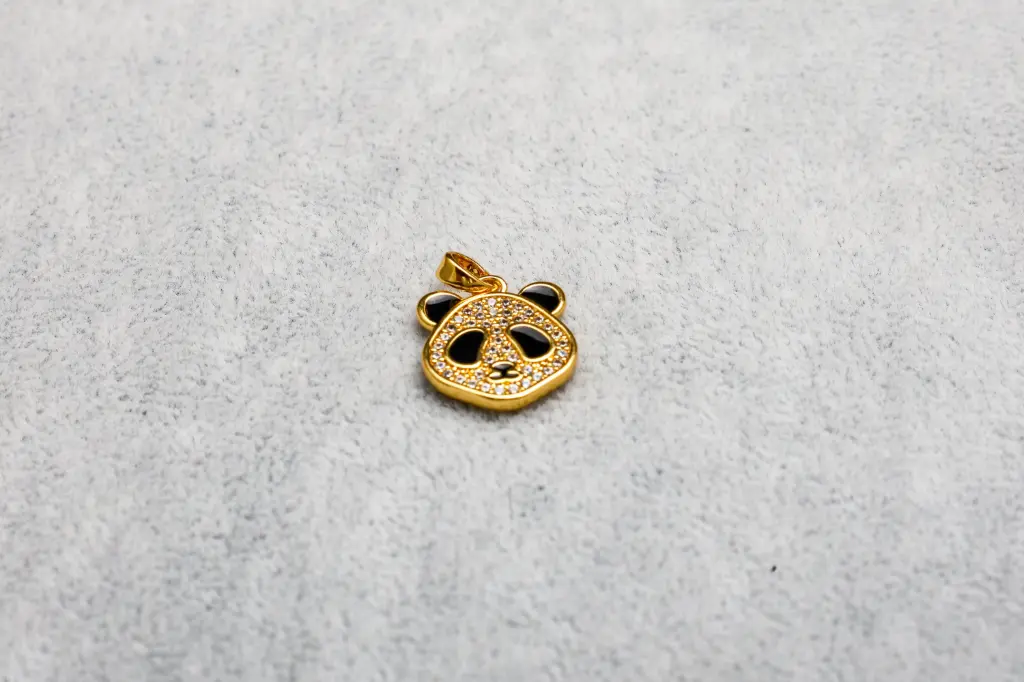 Panda charm-Gold plated