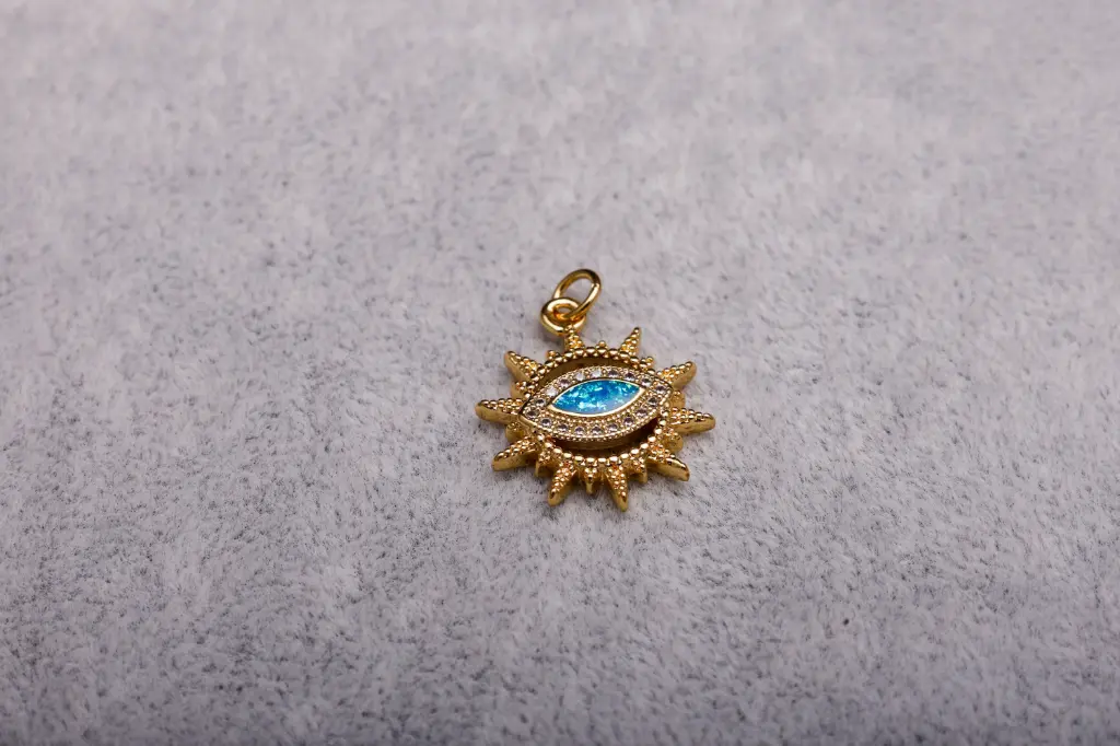 Evil Eye charm-Gold plated