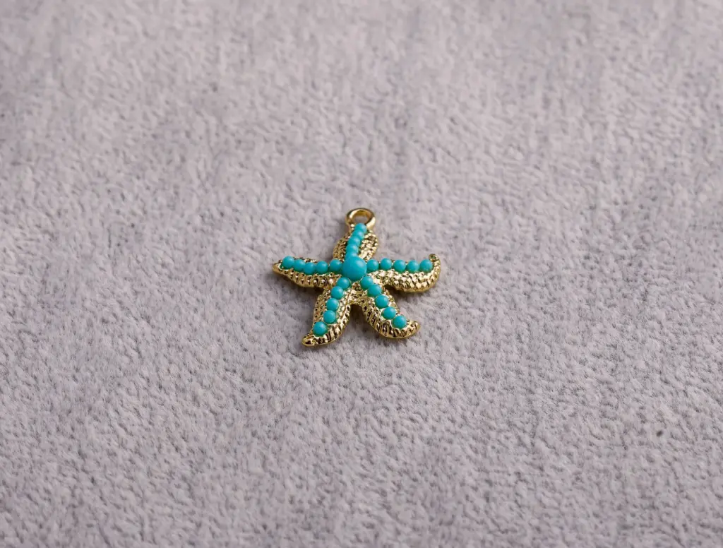 Elegant star fish-Gold plated
