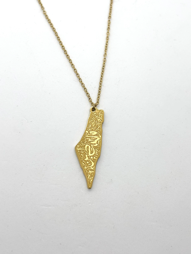 Palestine necklace -stainless steel 