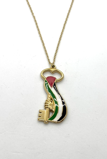Palestine necklace -stainless steel