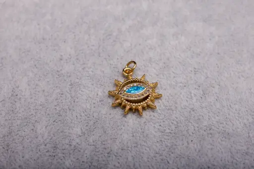 Evil Eye charm-Gold plated