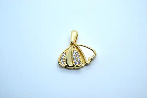 Opened shell-Gold plated
