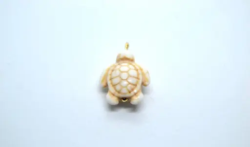 Turtle stone charm