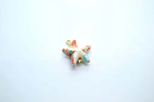 Coloured stone starfish
