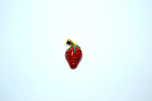 Strawberry charm-Gold plated