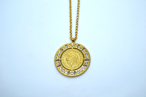 Egyptian Pound necklace -stainless steel 