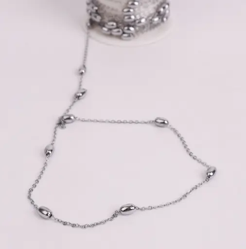 Silver dot chain-Stainless steel
