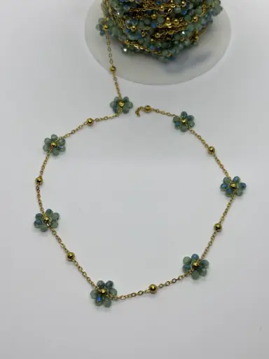 Flower chain-Stainless steel