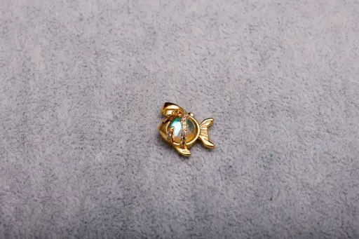 Mini fish-Gold plated