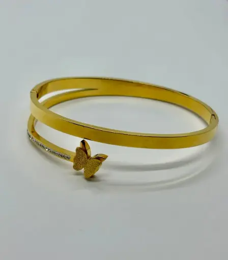 Simple butterfly bangle