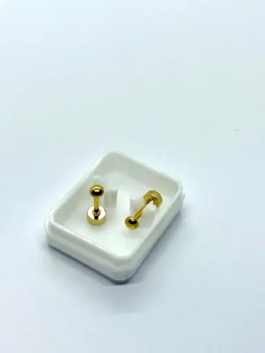 Mini basic flat back earring