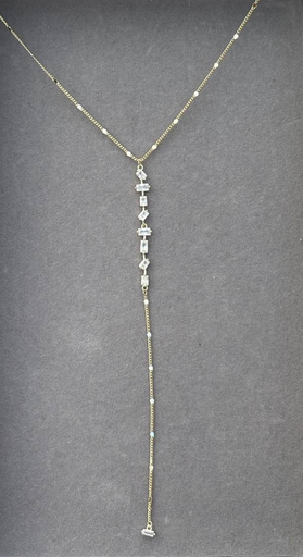 High quality gold plated drop necklace