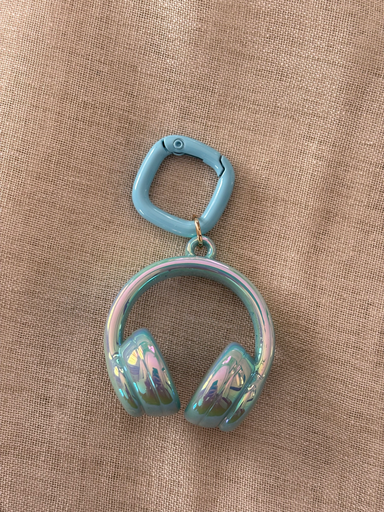 Blue headphone charm