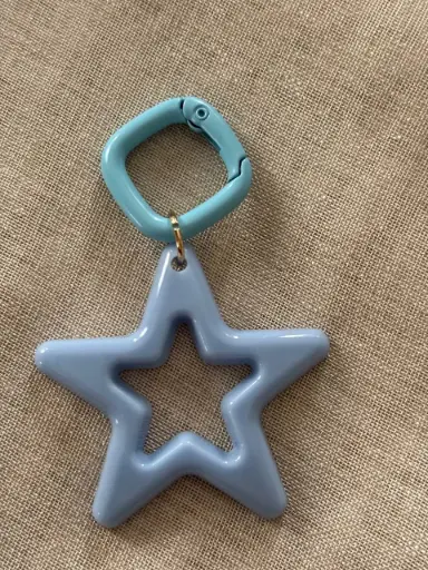 Blue star charm
