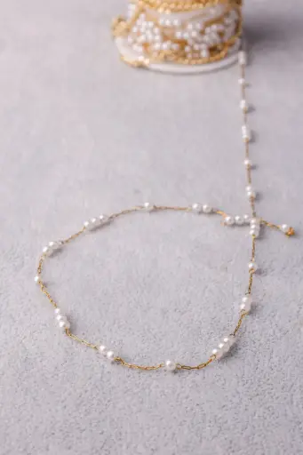 Simple-Pearl chain -Stainless steel